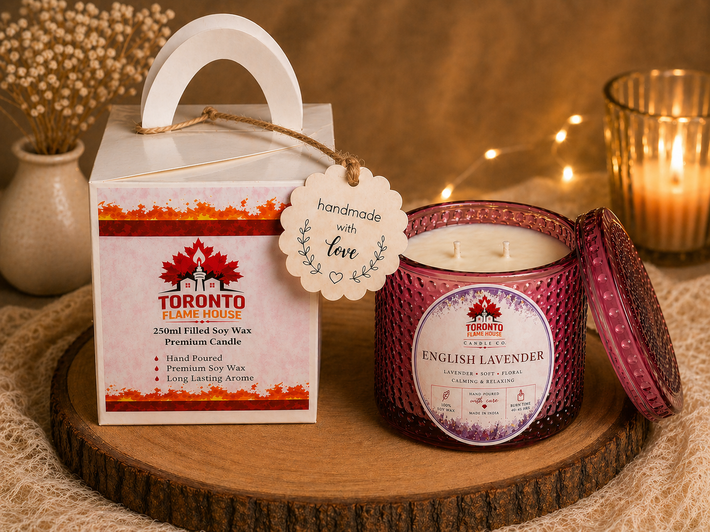 English Lavender Luxury Candle