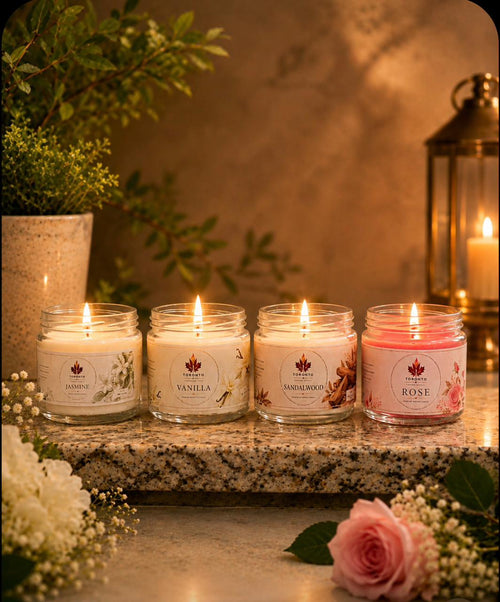 A Signature Four Gift Set 60G Each - Vanilla, Sandalwood, Rose & Jasmine