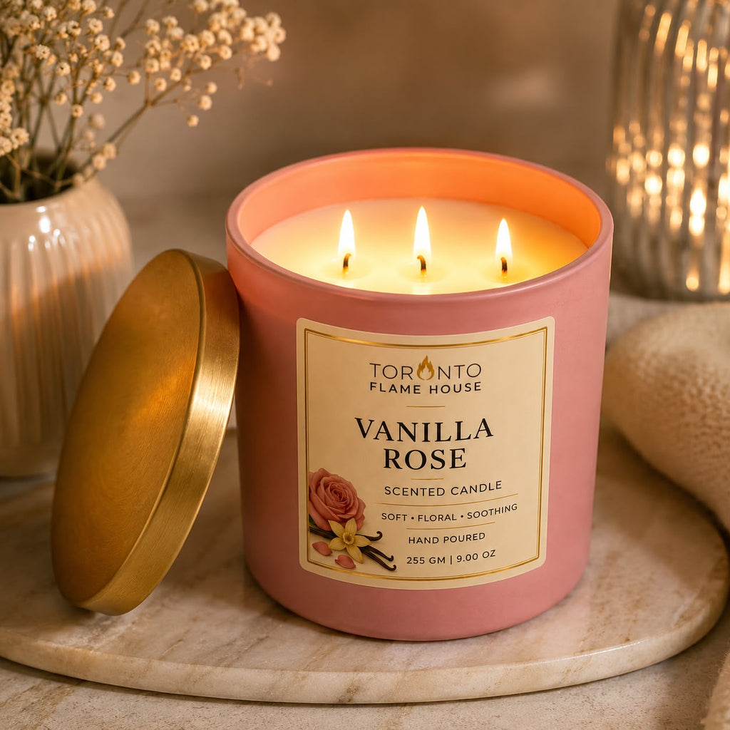 Vanilla Rose Premium Soy Wax Prestige Candle